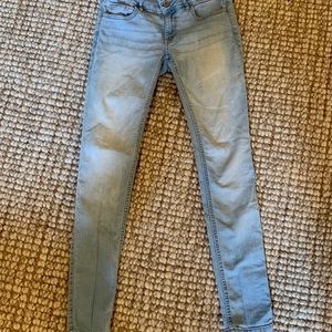 Hollister Light Wash Skinny Jeans- Size 1